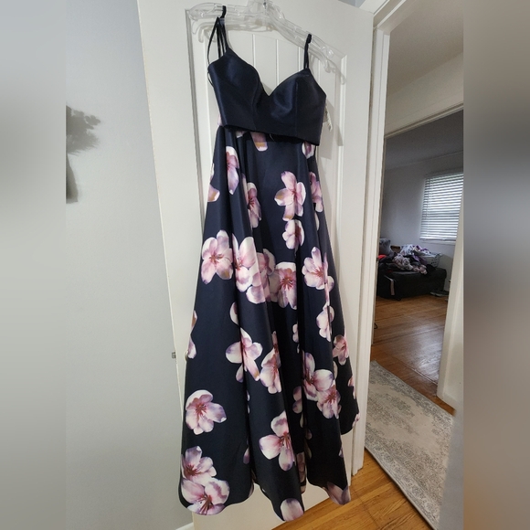 NWT Alyce Paris Prom Dress Floral Print - Picture 3 of 10